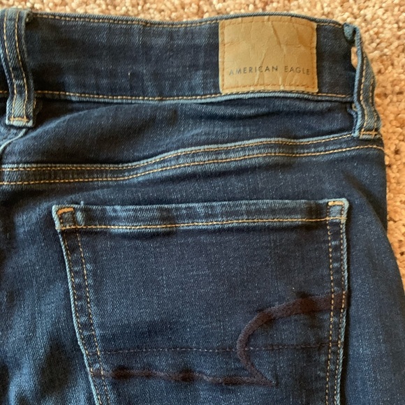 DARK DENIM SKINNY JEANS - Picture 1 of 3